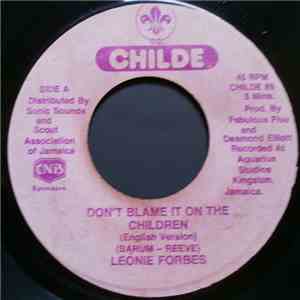 Leonie Forbes - Don't Blame It On The Children download